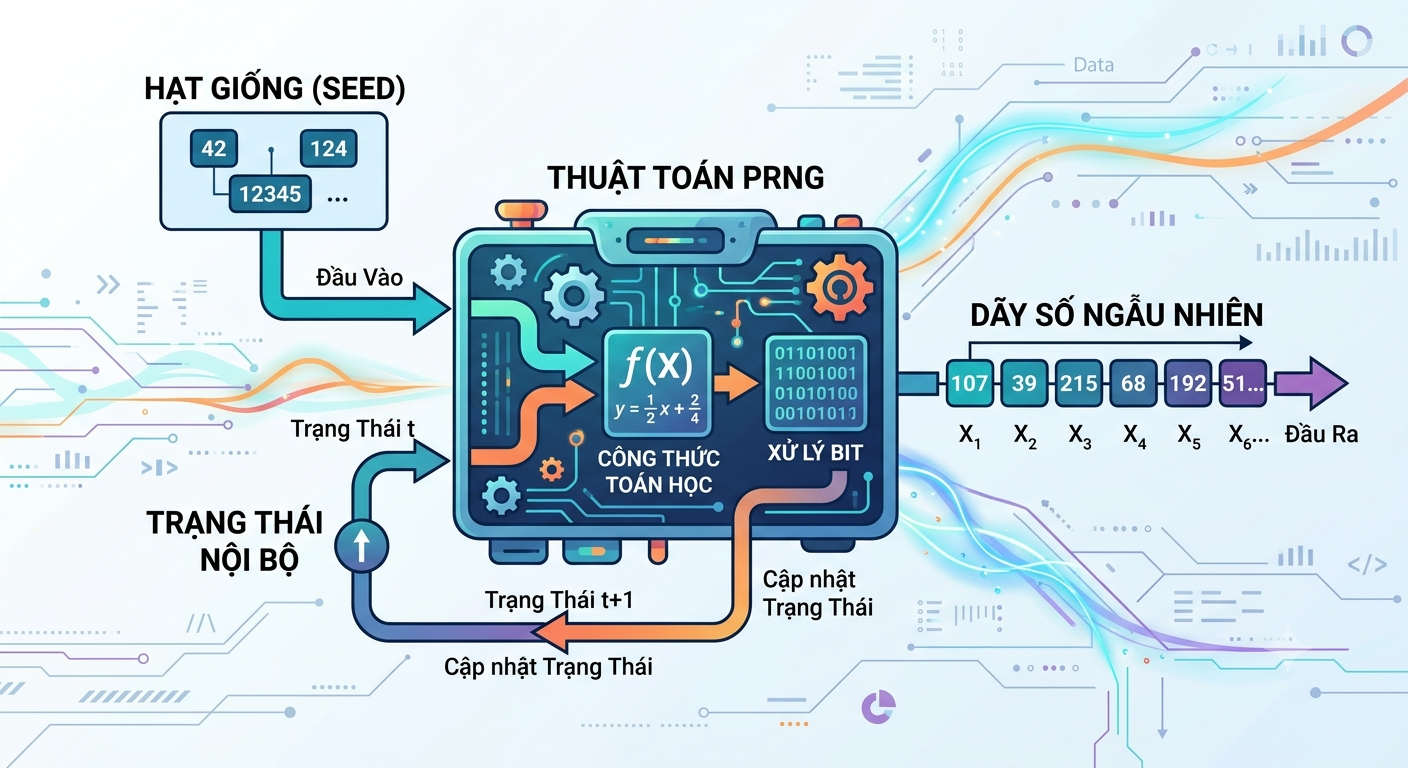 Số ngẫu nhiên nhưng không hề ngẫu nhiên: PRNG là gì?